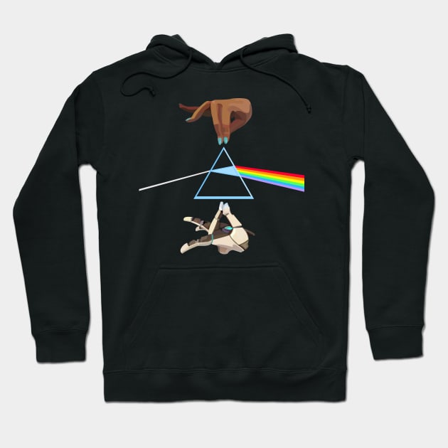 The Dark Side of Hard Light Hoodie by No_One